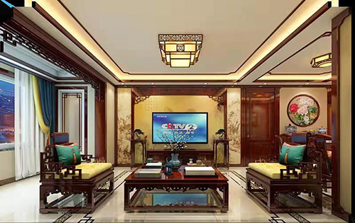 东坡住宅新中式风格装修，尽显奢华品味